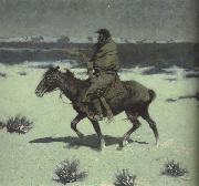 Frederic Remington The Luckless Hunter (mk43) oil